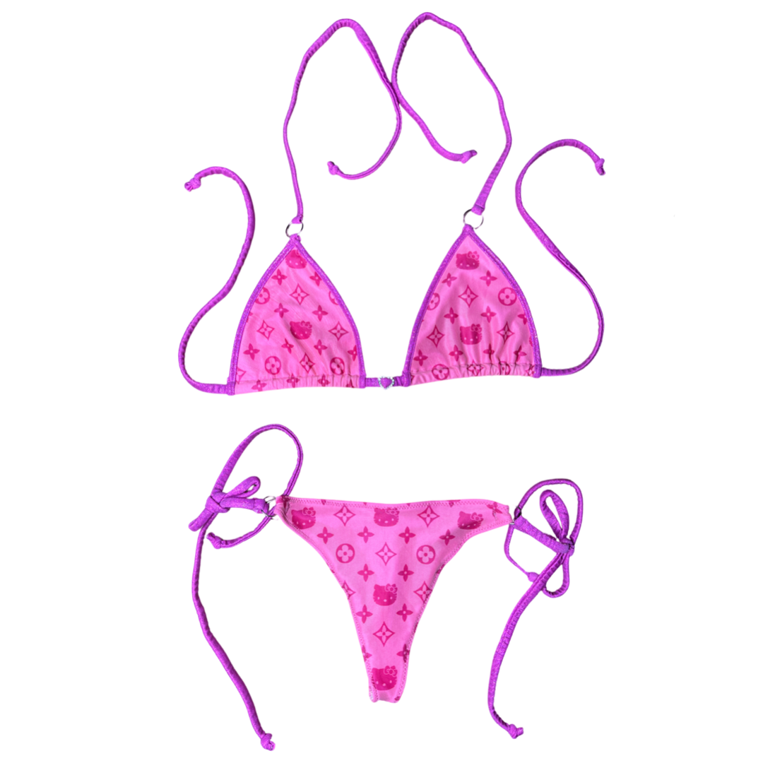 Pink hello kitty bikini top – Kittenpavv